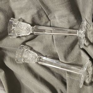 Pair of Crystal Candlesticks